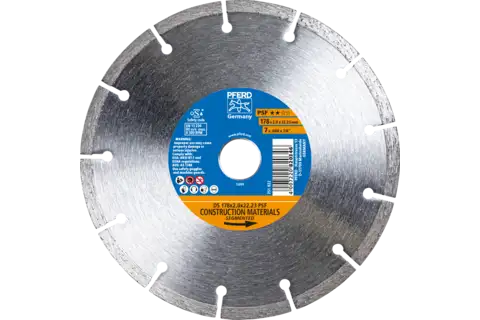 Diamond cut-off wheel DS 178x2.0x22.23 mm PSF for fast cutting of stone and concrete 1