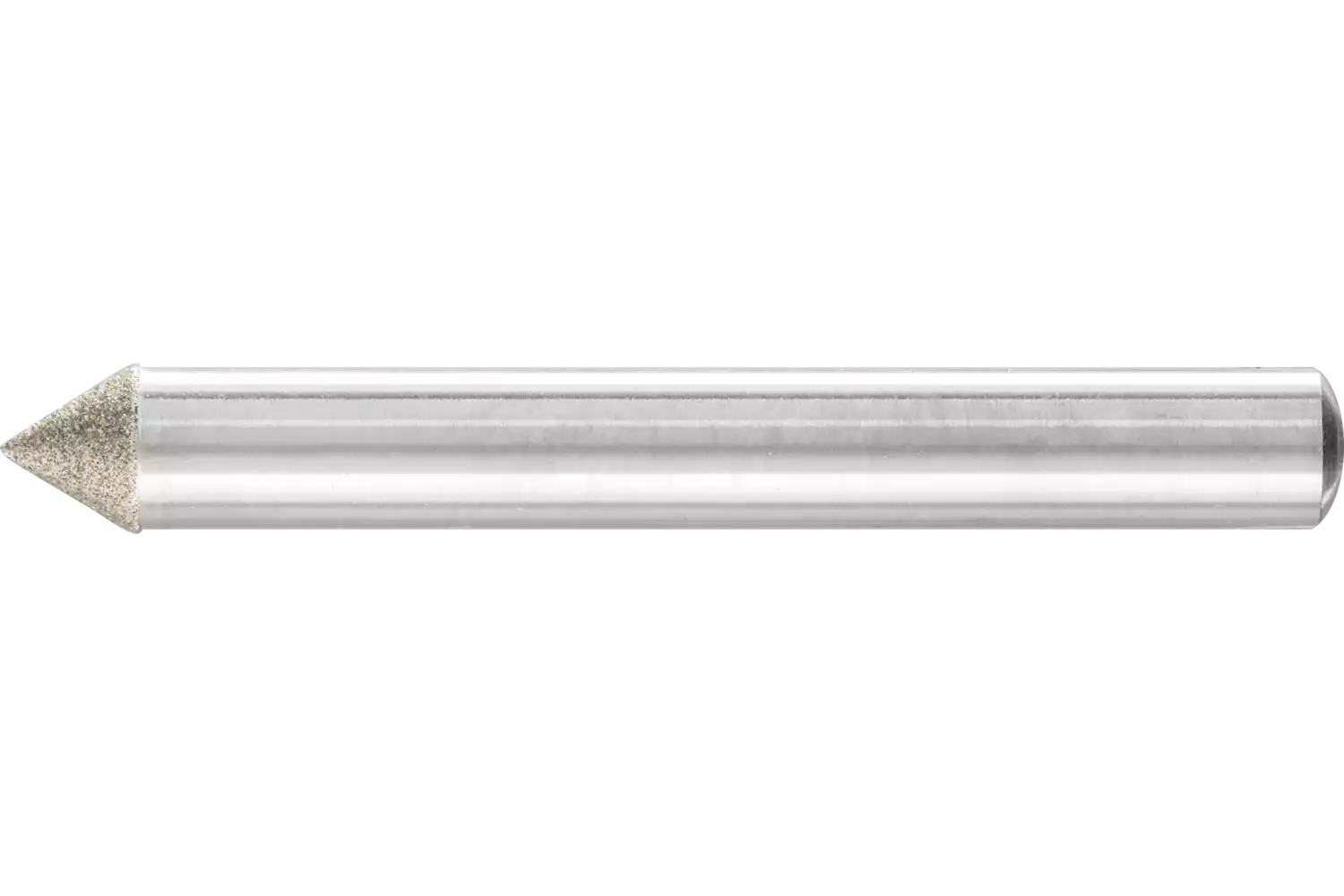 Diamant-slijpstift spitse kegelvorm Ø 6x60° stift-Ø 6 mm D126 (mid.) voor het schuinkanten/ontbramen/verzinken 1