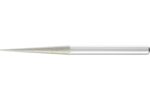 Diamond grinding point conical pointed dia. 6x7 ° shank dia. 6 mm D64 (fine) for chamfering/deburring/countersinking 1