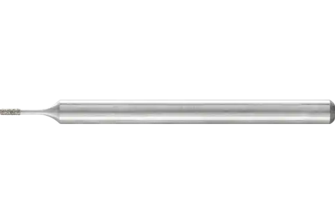 Diamentowa ściernica trzpieniowa cylindryczna Ø0,8 mm, trzpień Ø3 mm D64 (drobna) do szlifowania otworów/łuków 1