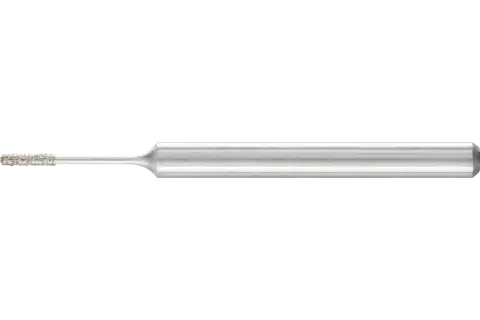 Diamant-slijpstift cil. Ø 1,0 mm stift-Ø 3 mm D126 (mid.) voor het slijpen van boringen/radiussen 1