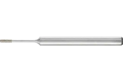 Diamentowa ściernica trzpieniowa cylindryczna Ø1,0 mm, trzpień Ø3 mm D64 (drobna) do szlifowania otworów/łuków 1