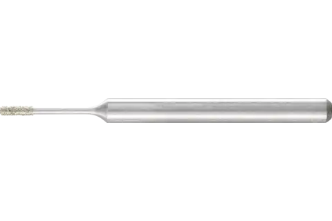 Diamentowa ściernica trzpieniowa cylindryczna Ø1,2 mm, trzpień Ø3 mm D126 (średnia) do szlifowania otworów/łuków 1