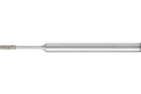 Diamentowa ściernica trzpieniowa cylindryczna Ø1,4 mm, trzpień Ø3 mm D126 (średnia) do szlifowania otworów/łuków 1
