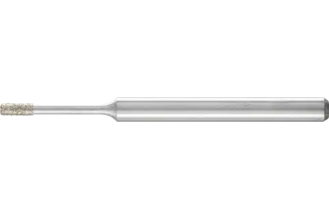 Diamentowa ściernica trzpieniowa cylindryczna Ø1,6 mm, trzpień Ø3 mm D126 (średnia) do szlifowania otworów/łuków 1