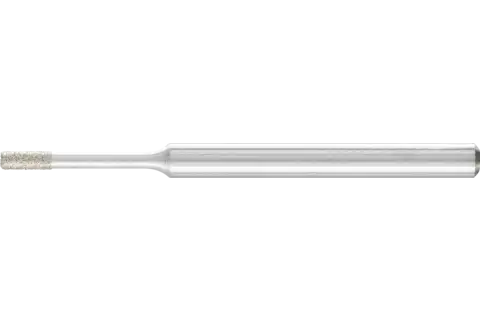 Diamentowa ściernica trzpieniowa cylindryczna Ø1,6 mm, trzpień Ø3 mm D91 (drobna) do szlifowania otworów/łuków 1