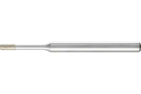 Diamentowa ściernica trzpieniowa cylindryczna Ø1,8 mm, trzpień Ø3 mm D91 (drobna) do szlifowania otworów/łuków 1