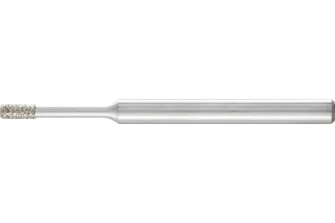 Diamentowa ściernica trzpieniowa cylindryczna Ø1,8 mm, trzpień Ø3 mm D126 (średnia) do szlifowania otworów/łuków 1