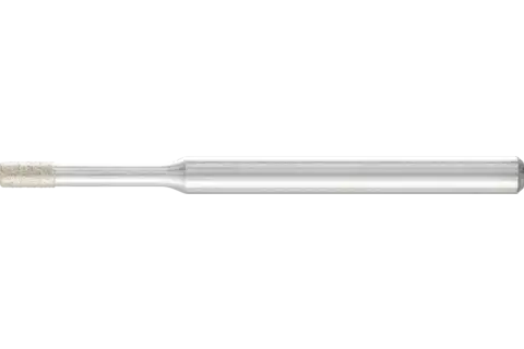 Diamentowa ściernica trzpieniowa cylindryczna Ø2,0 mm, trzpień Ø3 mm D64 (drobna) do szlifowania otworów/łuków 1
