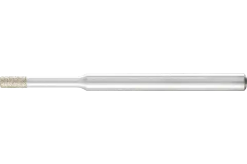 Diamentowa ściernica trzpieniowa cylindryczna Ø2,0 mm, trzpień Ø3 mm D91 (drobna) do szlifowania otworów/łuków 1