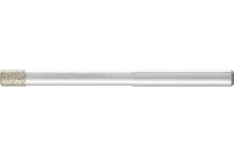 Diamentowa ściernica trzpieniowa cylindryczna Ø3,0 mm, trzpień Ø3 mm D126 (średnia) do szlifowania otworów/łuków 1