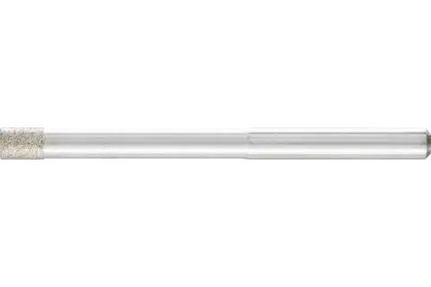 Diamentowa ściernica trzpieniowa cylindryczna Ø3,0 mm, trzpień Ø3 mm D91 (drobna) do szlifowania otworów/łuków 1
