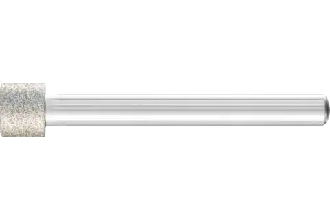 Diamentowa ściernica trzpieniowa cylindryczna Ø10 mm trzpień Ø6 mm D181 (zgrubna) do szlifowania otworów/łuków 1