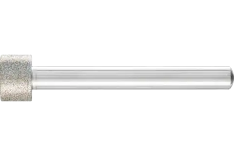 Diamentowa ściernica trzpieniowa cylindryczna Ø12 mm, trzpień Ø6 mm D126 (średnia) do szlifowania otworów/łuków 1