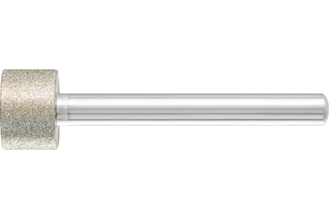 Delik taşlama ve radyüs için elmas taşlama ucu silindirik çap 15 mm sap çapı 6 mm D126 (orta) 1