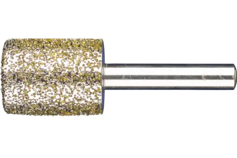 Meule sur tige diamant cylindrique 24x30x8 mm D852 pour le meulage de fonte grise et à graphite sphéroïdal 1