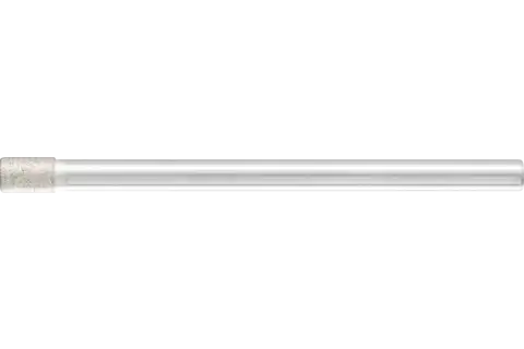 Diamentowa ściernica trzpieniowa cylindryczna Ø3,5 mm, trzpień Ø3 mm D91 (drobna) do szlifowania otworów/łuków 1
