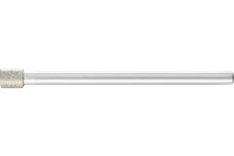 Diamentowa ściernica trzpieniowa cylindryczna Ø4,5 mm, trzpień Ø3 mm D91 (drobna) do szlifowania otworów/łuków 1