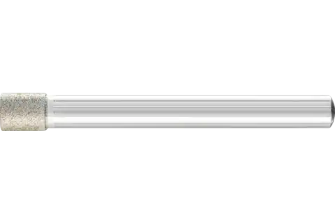 Diamentowa ściernica trzpieniowa cylindryczna Ø7,0 mm, trzpień Ø6 mm D126 (średnia) do szlifowania otworów/łuków 1