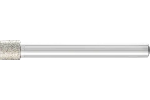 Diamentowa ściernica trzpieniowa cylindryczna Ø8,0 mm, trzpień Ø6 mm D126 (średnia) do szlifowania otworów/łuków 1