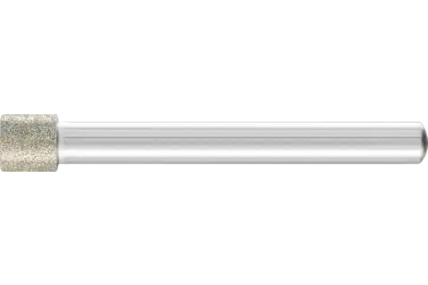 Diamant-slijpstift cil. Ø 8,0 mm stift-Ø 6 mm D181 (grof) voor het slijpen van boringen/radiussen 1
