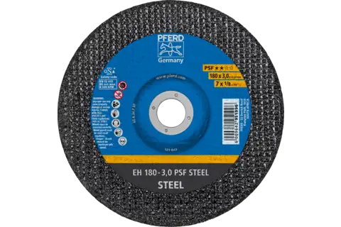 Cut-off wheel EH 180x3.0x22.23 mm depressed centre Universal Line PSF STEEL for steel 1