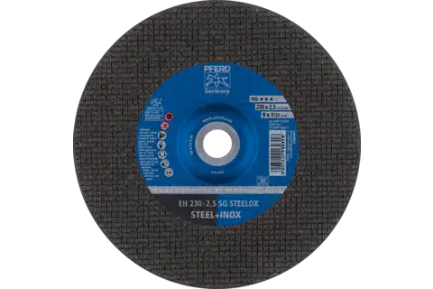 Cut-off wheel EH 230x2.5x22.23 mm depressed centre Performance Line SG STEELOX for steel/stainless steel 1
