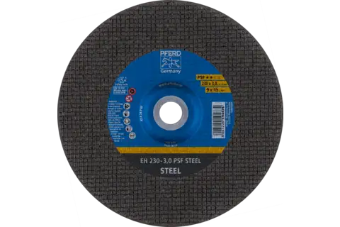 Disco de corte EH 230x3,0x22,23 mm embutido línea universal PSF STEEL para acero 1