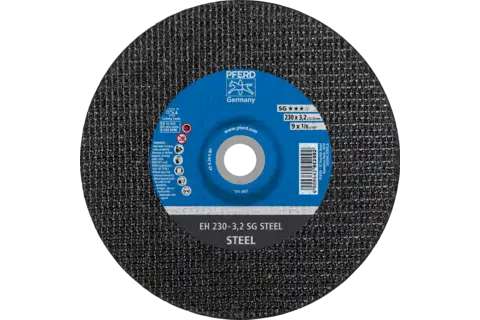Cut-off wheel EH 230x3.2x22.23 mm depressed centre Performance Line SG STEEL for steel 1