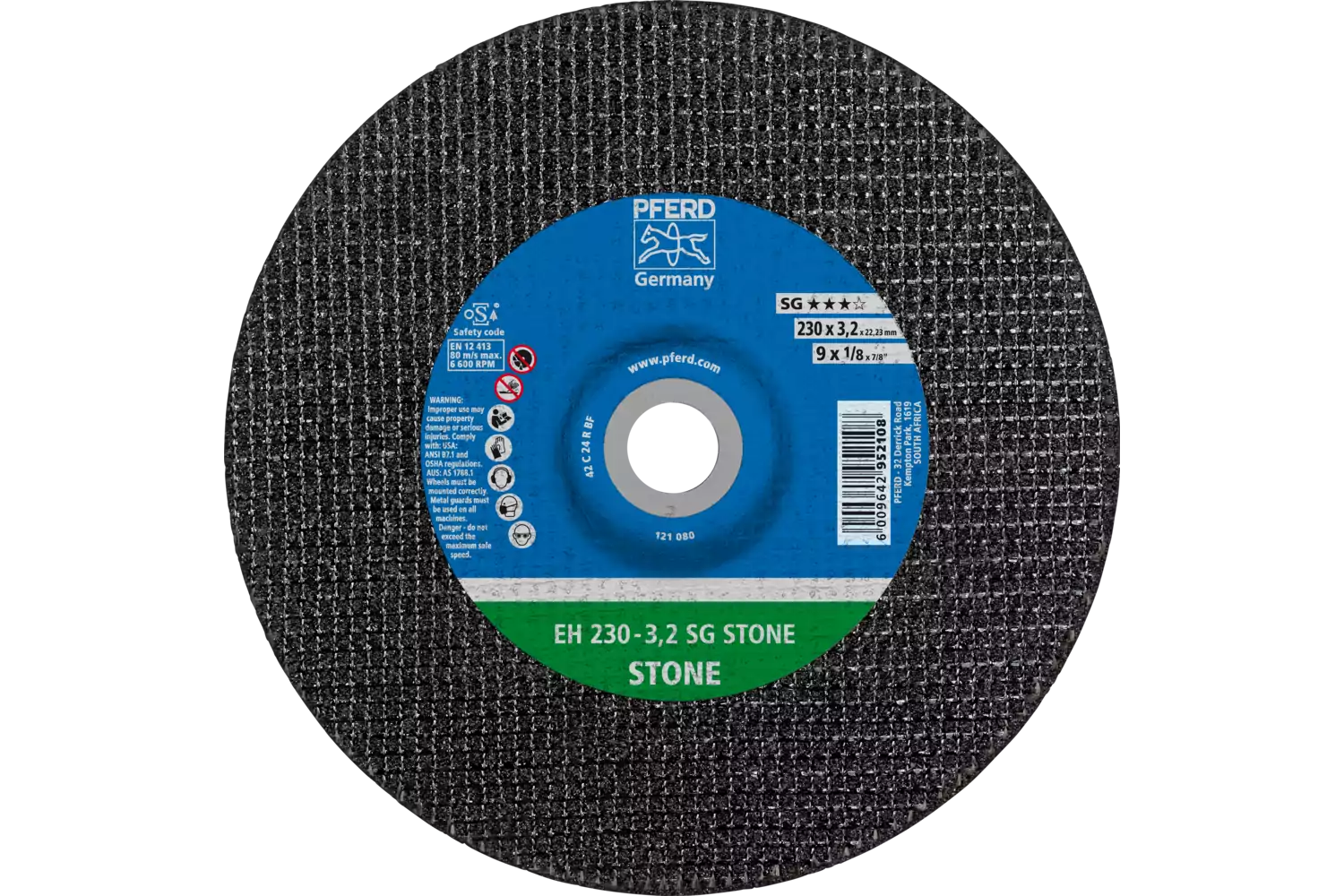 Cut-off wheel EH 230x3.2x22.23 mm depressed centre Performance Line SG STONE for concrete and stone 1