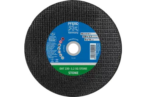 Cut-off wheel EHT 230x3.2x22.23 mm flat Performance Line SG STONE for concrete and stone 1