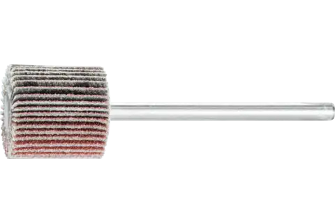 Disco lamelar montado de óxido de alumínio F diâm. 15x15 mm diâm. da haste 3 mm A120 para desbaste fino e acabamento 1