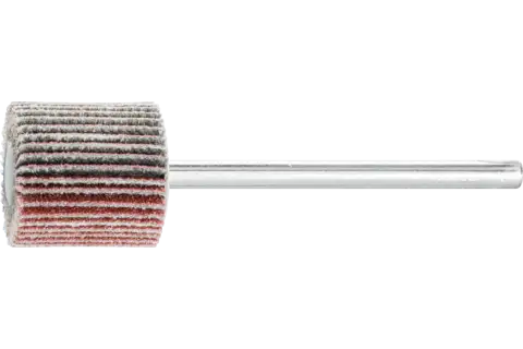 Disco lamelar montado de óxido de alumínio F diâm. 15x15 mm diâm. da haste 3 mm A150 para desbaste fino e acabamento 1