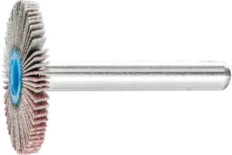 Ściernica wachlarzowa F Korund Ø 30 × 3 mm trzpień Ø 6 mm A150 do szlifu dokładnego i wykończeniowego 1