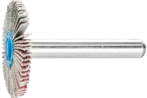 Ściernica wachlarzowa F Korund Ø 30 × 3 mm trzpień Ø 6 mm A80 do szlifu dokładnego i wykończeniowego 1