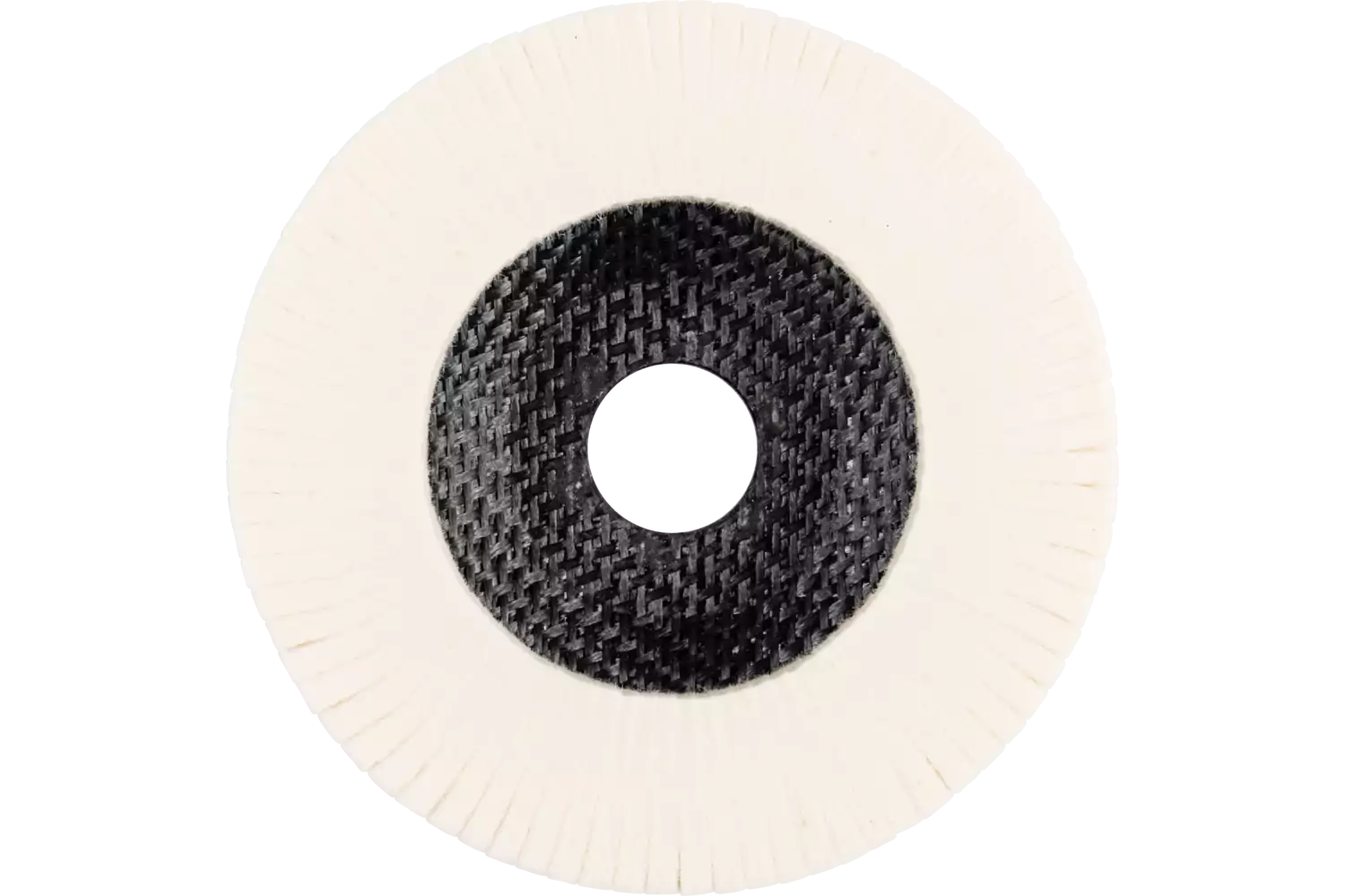 Disco a lamelle di feltro morbido FFS Ø 115 mm, foro 22,23 per la lucidatura con smerigliatrice angolare 1