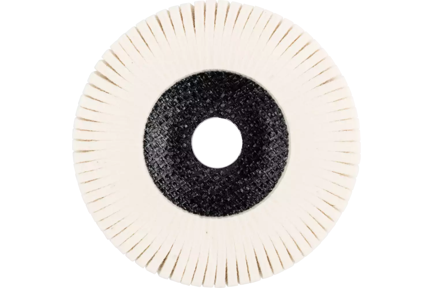 Disco a lamelle di feltro morbido FFS Ø 125 mm, foro 22,23 mm per la lucidatura con smerigliatrice angolare 1
