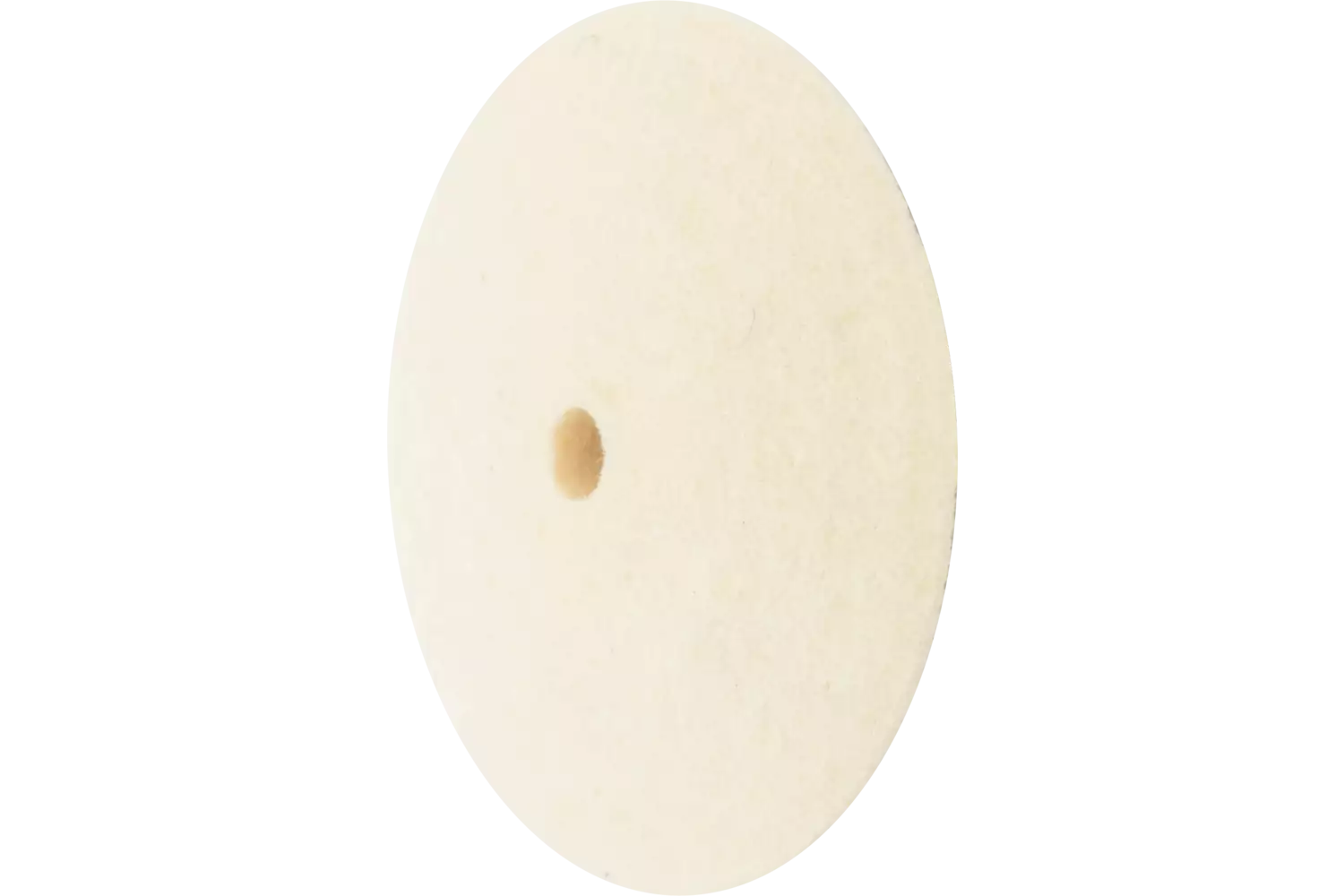 Disco in feltro duro a forma lenticolare Ø 22x5 mm, foro Ø 2 mm per uso lucidatura universale 1
