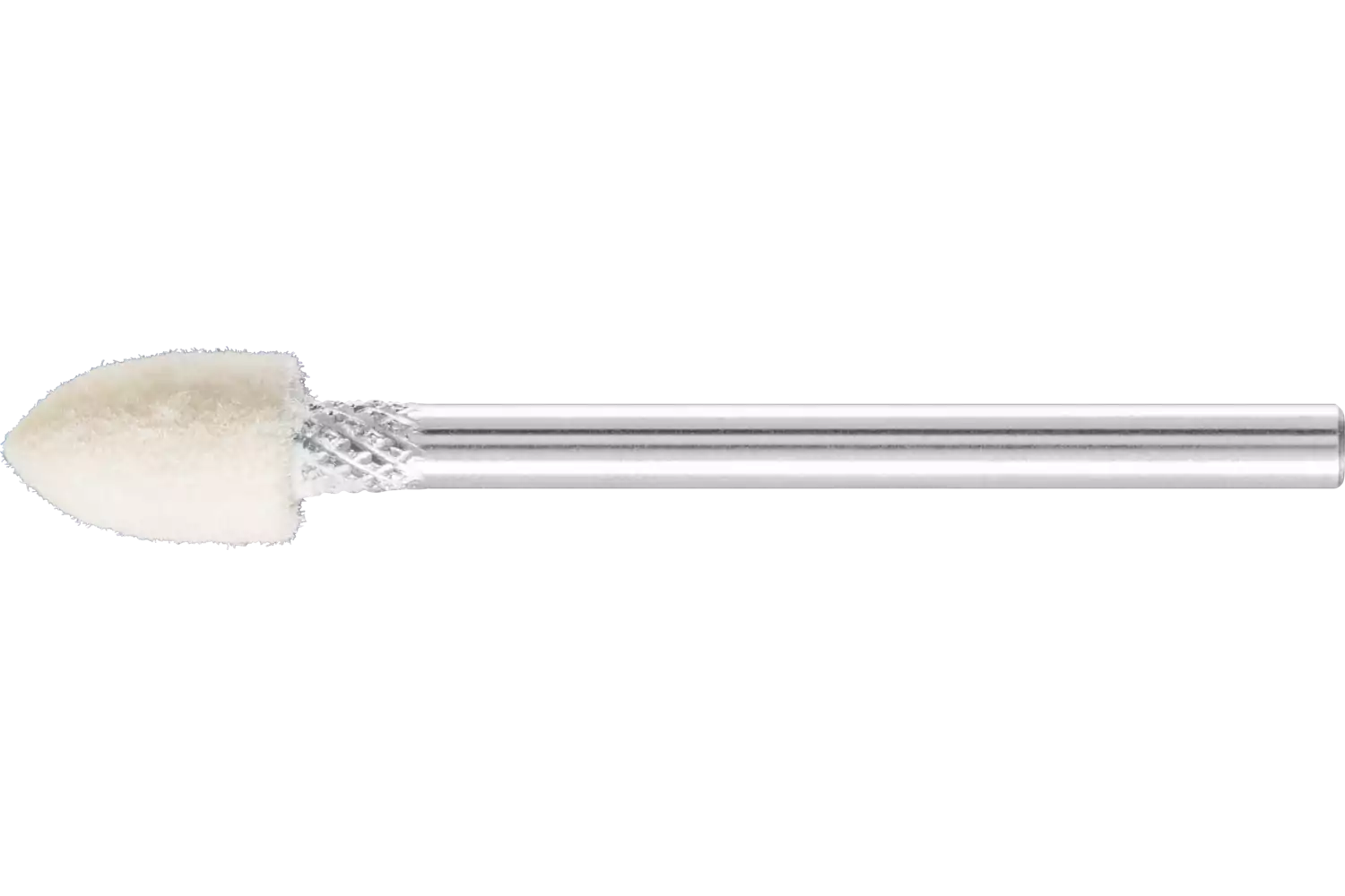 Feltri con gambo per lucidare duri forma a cono appuntito Ø 6x10 mm, gambo Ø 3 mm 1