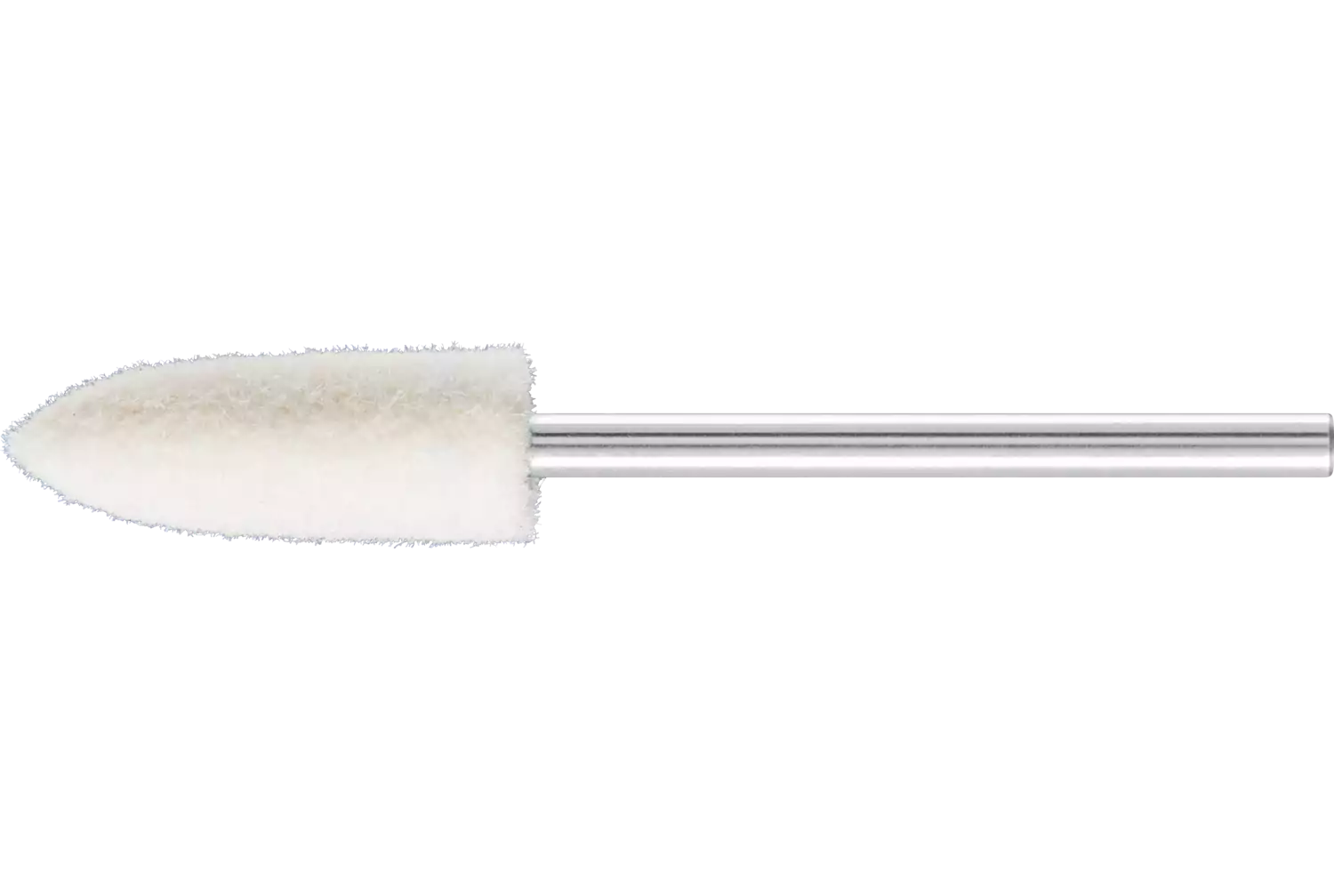 Feltri con gambo per lucidare medio-duri forma a cono appuntito Ø 6x18 mm, gambo Ø 2,35 mm 1