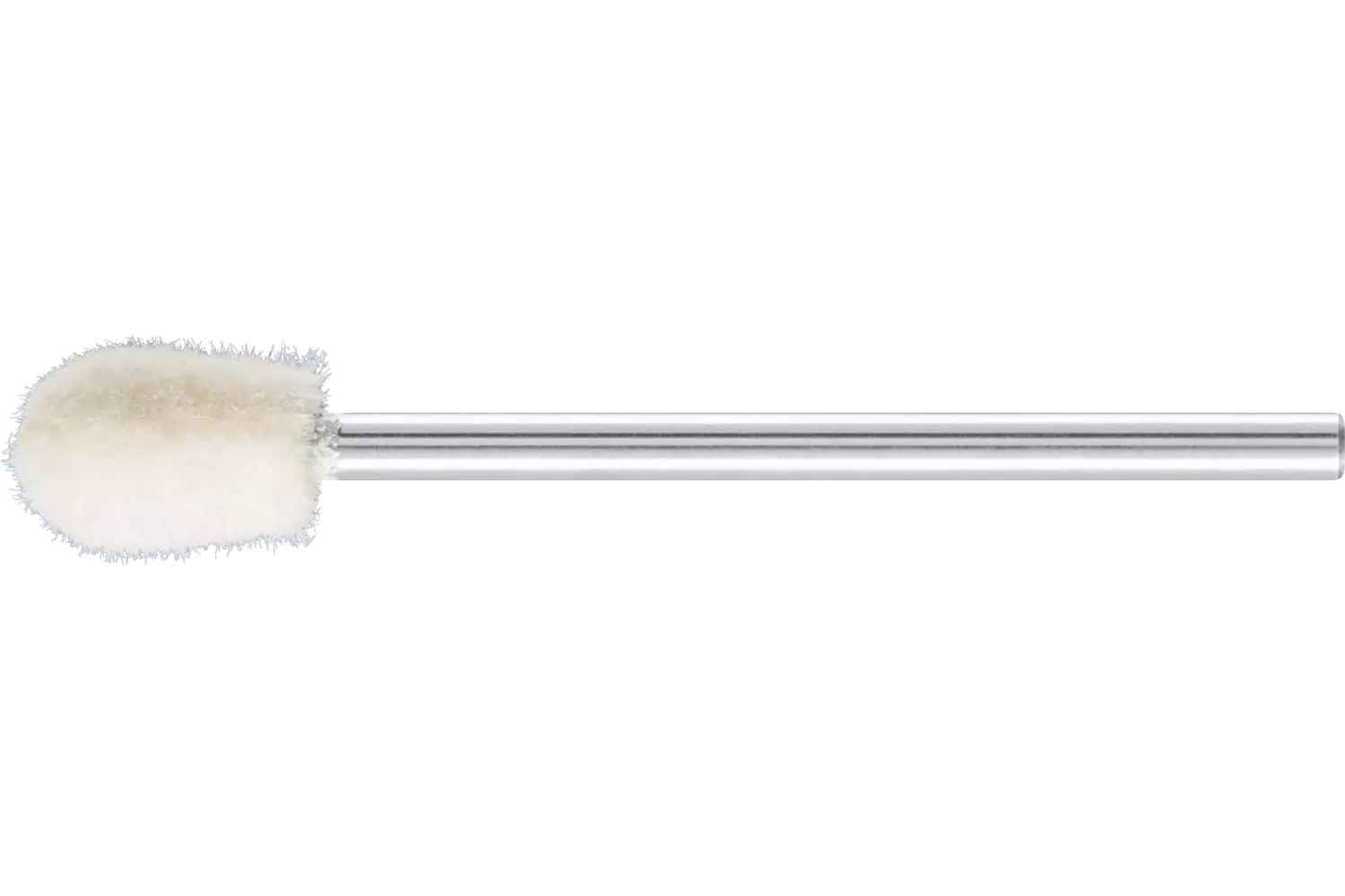 Feltri con gambo per lucidare medio-duri forma a goccia Ø 6x10 mm, gambo Ø 2,35 mm 1
