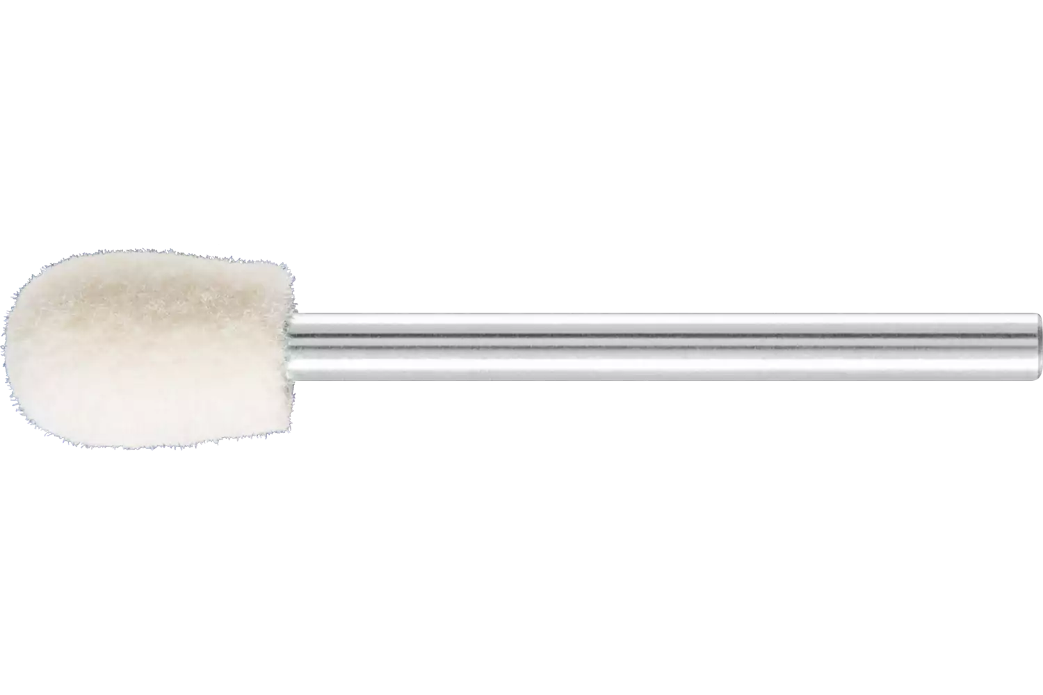 Feltri con gambo per lucidare medio-duri forma a goccia Ø 8x12 mm, gambo Ø 3 mm 1