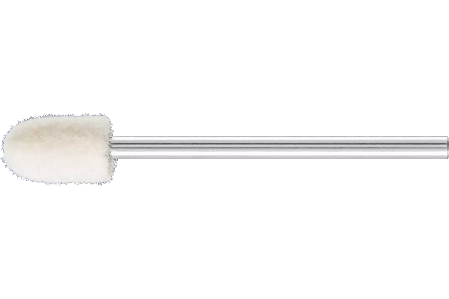 Feltri con gambo per lucidare medio-duri forma cilindrica con testa a sfera Ø 6x10 mm, gambo Ø 2,35 mm 1