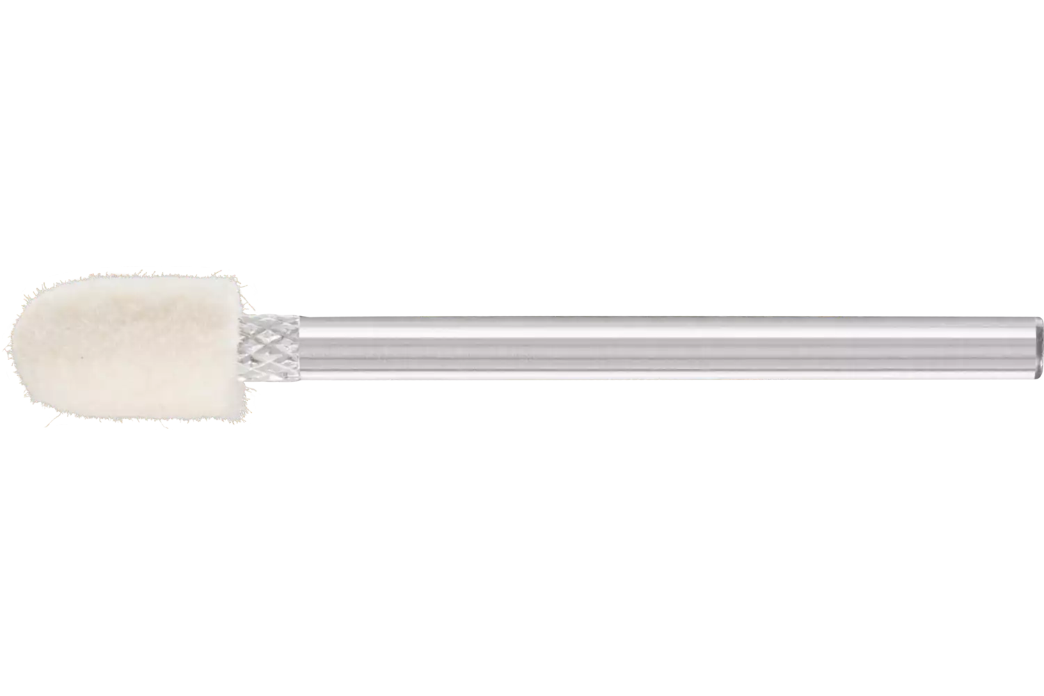 Feltri con gambo per lucidare medio-duri forma cilindrica con testa a sfera Ø 6x10 mm, gambo Ø 3 mm 1