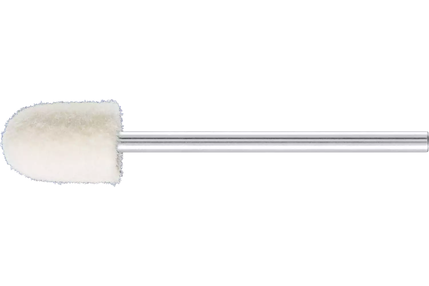 Feltri con gambo per lucidare medio-duri forma cilindrica con testa a sfera Ø 8x12 mm, gambo Ø 2,35 mm 1