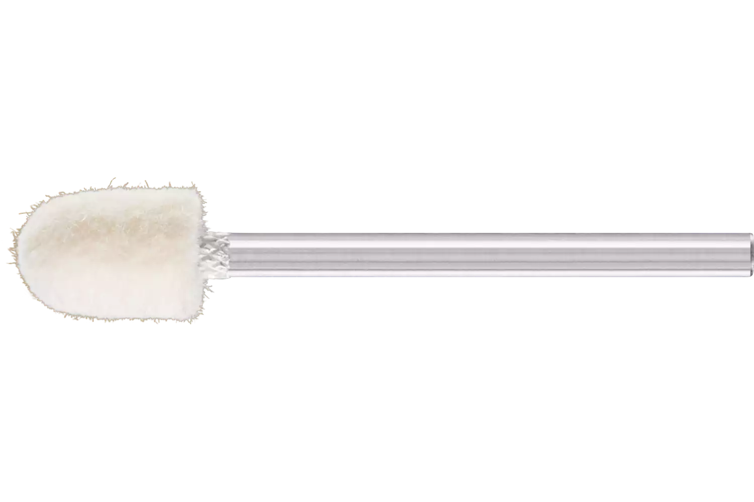 Feltri con gambo per lucidare medio-duri forma cilindrica con testa a sfera Ø 8x12 mm, gambo Ø 3 mm 1