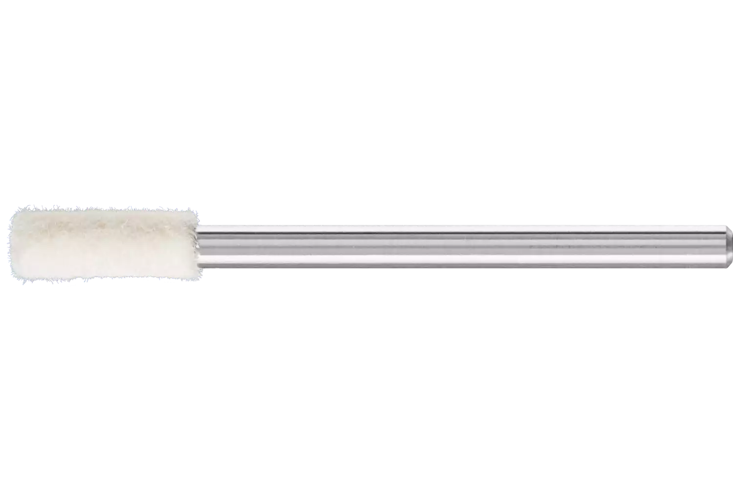 Feltri con gambo per lucidare medio-duri forma cilindrica Ø 4x12 mm, gambo Ø 3 mm 1