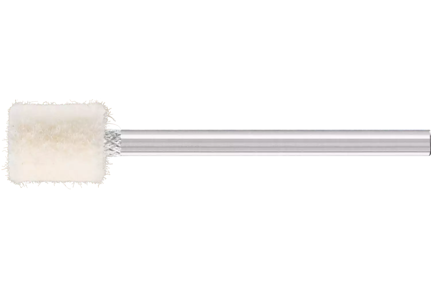Feltri con gambo per lucidare medio-duri forma cilindrica Ø 8x10 mm, gambo Ø 3 mm 1