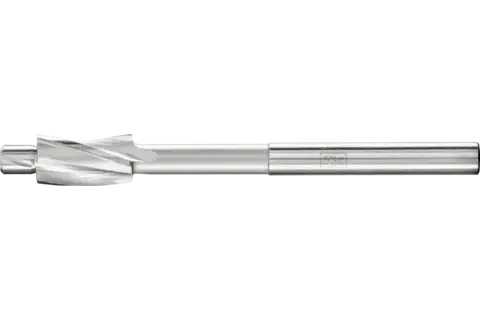 HSS-vlakke verzinkboor met geleidingstap DIN 373 Ø 8,0 mm stift-Ø 5 mm middel voor doorboring 1