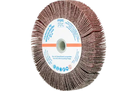 flap grinding wheel for angle grinders FR WS dia. 115x20mm M14 A40 general use 1